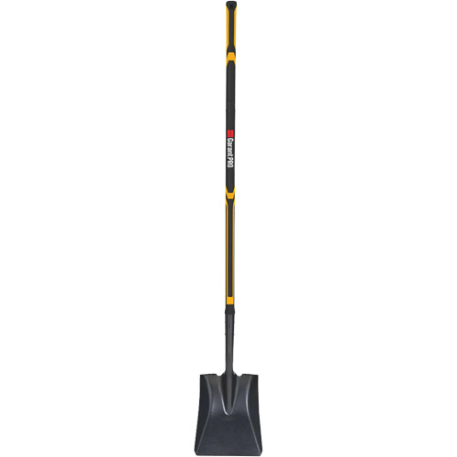 Pelle carr&eacute;e Pro, Fibre de verre, Lame Acier durci, Manche en Droit, Longueur 48" TGS INDUSTRIEL