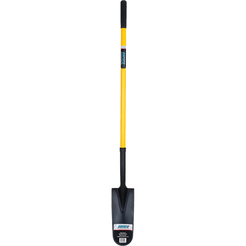 Drain Spade Shovel, Tempered Steel, 14" x 6" Blade, 46" L, Straight Handle TGS INDUSTRIEL