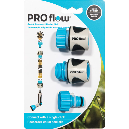 Trousse de d&eacute;marrage de raccords rapides Pro Flow TGS INDUSTRIEL