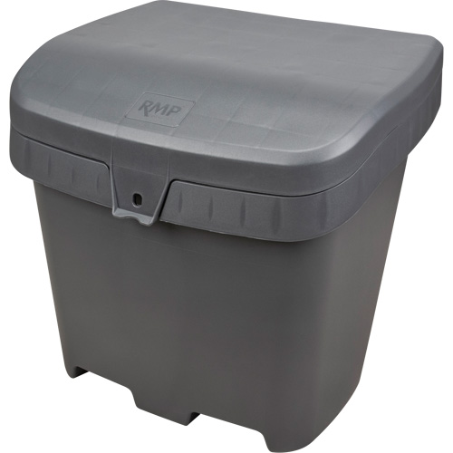 Bacs d'entreposage pour sel & sable, Avec Moraillon, 21" x 27" x 26", 4,24 pi³, Gris TGS INDUSTRIEL