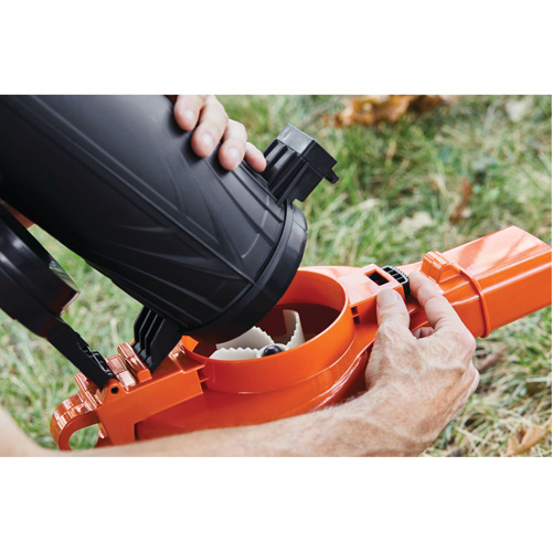 Souffleur/aspirateur/broyeur de feuilles, Vitesse d'air 210 mi/h, &eacute;lectrique TGS INDUSTRIEL