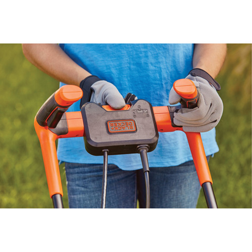 Tondeuse &agrave; gazon avec poign&eacute;e confortable, Pouss&eacute;e, &eacute;lectrique, Largeur de coupe 17" TGS INDUSTRIEL