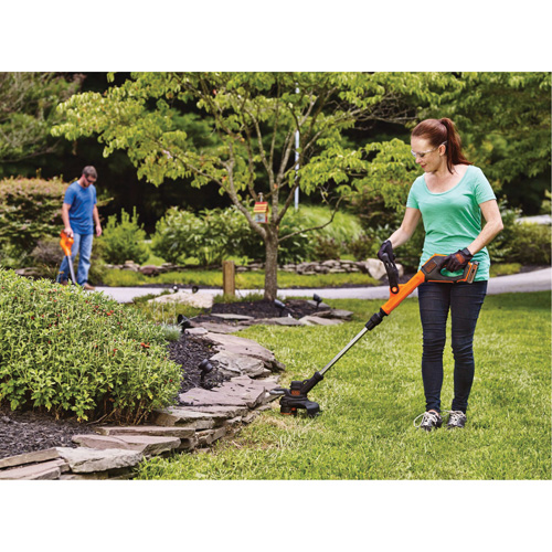 Max* Cordless 2-Speed String Trimmer/Edger Kit, 12", Battery Powered, 20 V TGS INDUSTRIEL