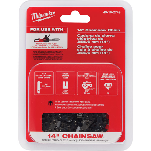 14" Chain for Chainsaw TGS INDUSTRIEL