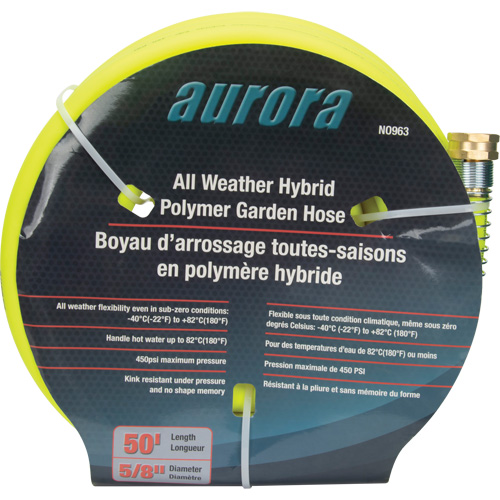 Tuyau de jardin hybride, Copolym&egrave;re, 5/8" dia x 50' TGS INDUSTRIEL