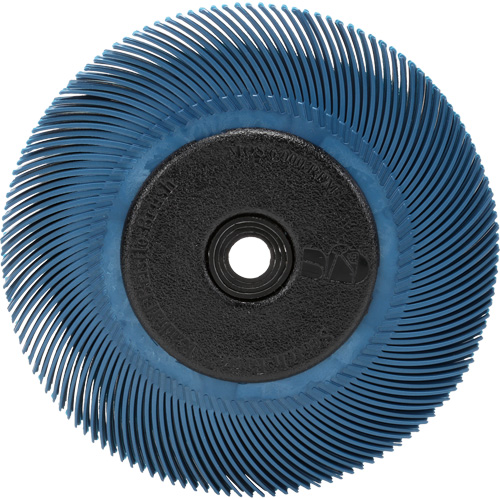 Brosse radiale en soies Scotch-Brite, C&eacute;ramique, Grain 400, 6" dia. TGS INDUSTRIEL