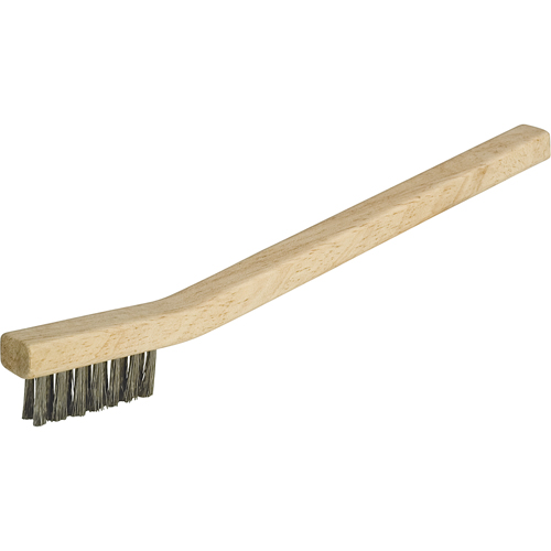 Petites brosses industrielles de nettoyage, Acier inoxydable, 3 x 7 rangs de fils, Longueur 7-3/4" TGS INDUSTRIEL