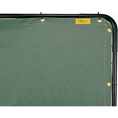 Lavashield Curtain, 68.5" x 68.5", Olive TGS INDUSTRIEL