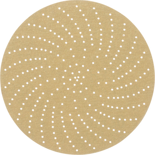 Disque de ponçage net Hookit, dia 6", Grain P320, Oxyde d'aluminium, Poids C TGS INDUSTRIEL