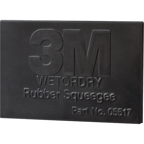 Wetordry Rubber Squeegee, 3", Rubber TGS INDUSTRIEL