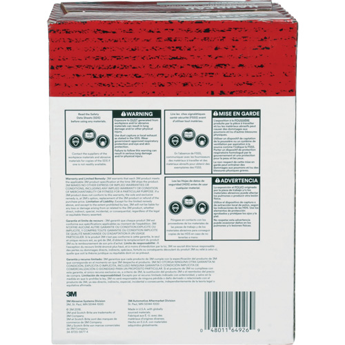 Tampons manuels Scotch-Brite 7447, Oxyde d'aluminium, 9" x 6", Grain Tr&egrave;s fin TGS INDUSTRIEL