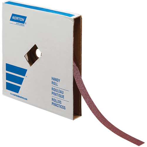 Metal Sanding Roll, Aluminum Oxide, 1" W x 150' L, 60 Grit TGS INDUSTRIEL