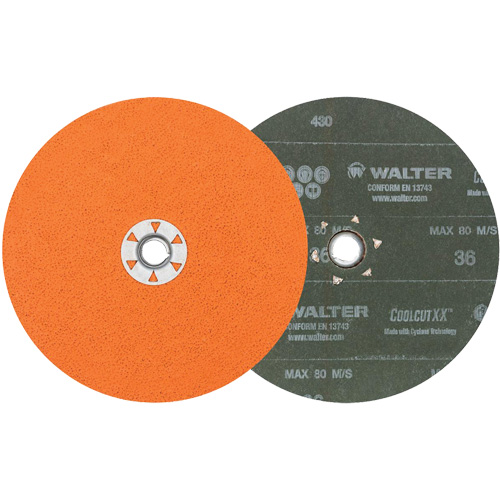 Disque de sablage Coolcut XX, 7" dia., Grain 36, C&eacute;ramique TGS INDUSTRIEL