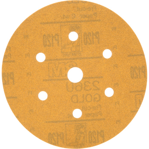 Disque de ponçage antipoussi&egrave;re Hookit, dia 6", Grain P120, Oxyde d'aluminium, Poids C TGS INDUSTRIEL