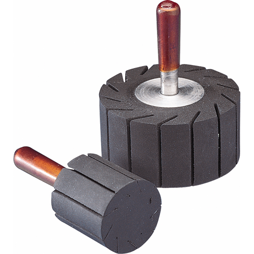 ACCESSOIRES POUR BANDES SPIRALES-MEULES &agrave; EXTENSION DIAM&eacute;TRALE FENDUE EN CAOUTCHOUC TGS INDUSTRIEL