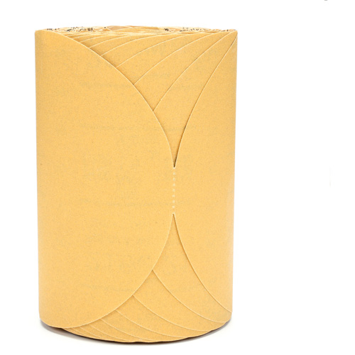 Stikit Gold Paper 216U Disc Roll, Aluminum Oxide, 6" W x 87' L, P180 Grit TGS INDUSTRIEL