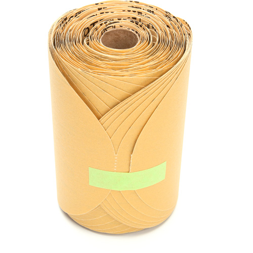 Rouleau de disques dor&eacute;s 216U Stikit, Oxyde d'aluminium, 6" la x 87' lo, Grain P220 TGS INDUSTRIEL
