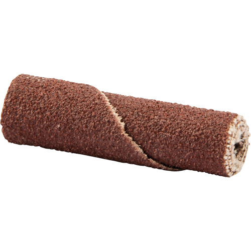 Metal R265 Cartridge Roll, P80 Grit, 3/8" Dia., Aluminum Oxide, 1-1/2" L, 1/8" Arbor TGS INDUSTRIEL
