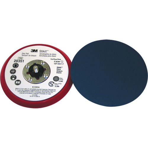 Tampon disque &agrave; profil bas 5" x 3/8" Stikit 20351 TGS INDUSTRIEL