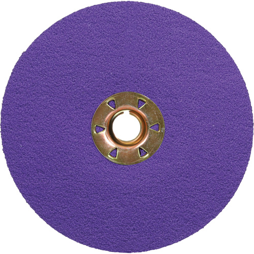 Disque en fibre &agrave; changement rapide Cubitron 3, C&eacute;ramique, 80+, 5" Dia TGS INDUSTRIEL