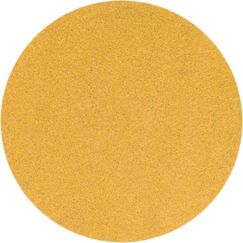 Disque de ponçage jaune &agrave; boucles & crochets, 5" dia., Grain P220, Oxyde d'aluminium TGS INDUSTRIEL
