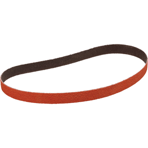 Courroie abrasive en tissu 777F, 3/4" la x 18" lo, Oxyde d'aluminium/C&eacute;ramique/C&eacute;ramique d'alumine/Carbure de silicium/Alumine de zirconium/Zirconium, Grain 60 TGS INDUSTRIEL