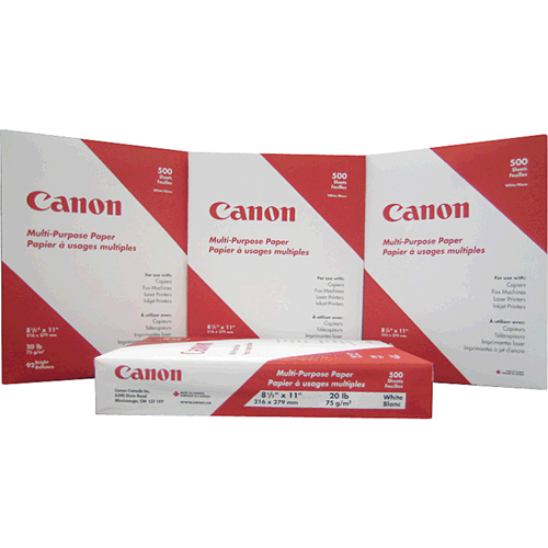 Multi Purpose Copy Paper, 8-1/2" x 11", 20 lbs., White TGS INDUSTRIEL
