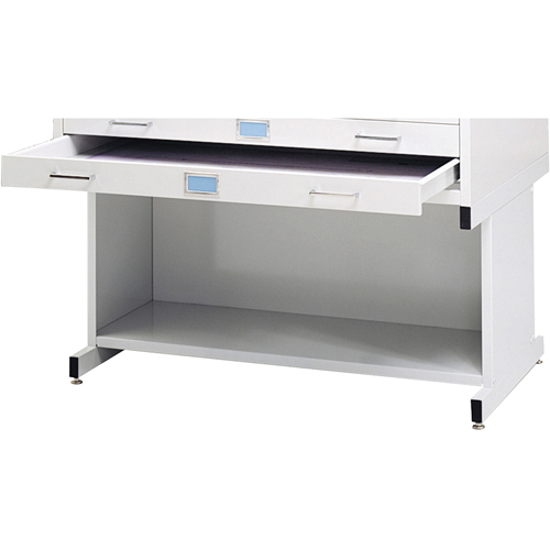 High Base for Steel Plan File Cabinet TGS INDUSTRIEL