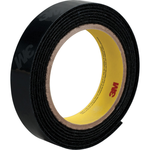 Fastener, Hook, 50 yds x 1-1/2", Adhesive, Black TGS INDUSTRIEL