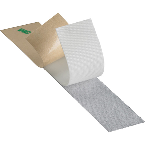 Fastener, Hook, 25 yds x 1", Adhesive, White TGS INDUSTRIEL