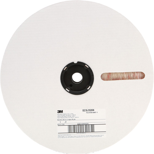 Fastener, Loop, 50 yds x 2", Adhesive, White TGS INDUSTRIEL