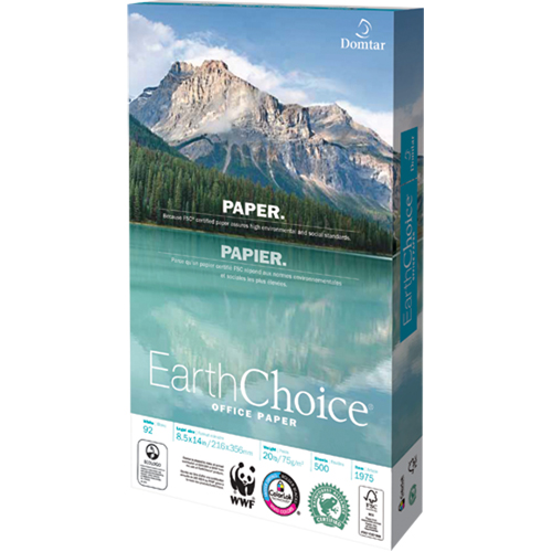 EarthChoice&reg; Office Paper, FSC, 8-1/2" x 14", 20 lbs., White TGS INDUSTRIEL