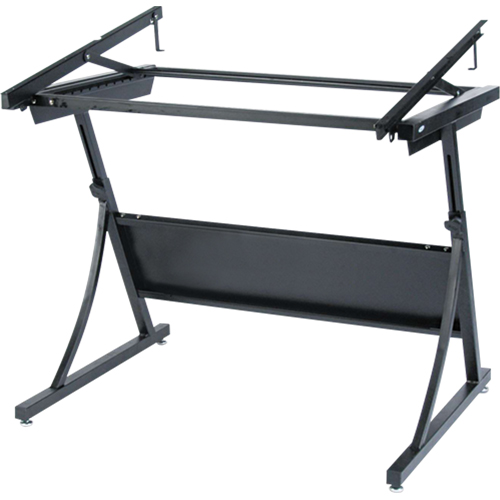 PlanMaster Height-Adjustable Drafting Table, 43" W x 29-1/2" - 37-1/2" H, Black TGS INDUSTRIEL