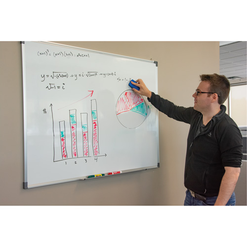 White Board, Non-Magnetic, 24" W x 18" H TGS INDUSTRIEL
