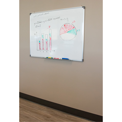 White Board, Non-Magnetic, 24" W x 18" H TGS INDUSTRIEL