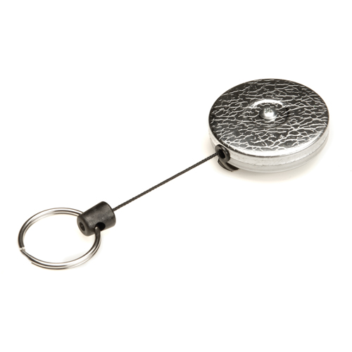 D&eacute;rouleurs autor&eacute;tractables originaux #485-HDK, Chrome, C&acirc;ble 48", Fixation Agrafe de ceinture TGS INDUSTRIEL