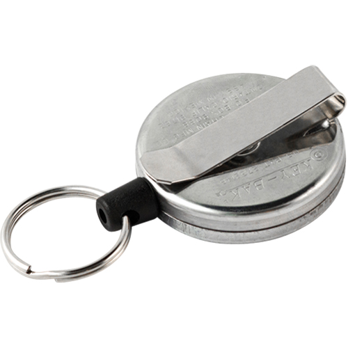 D&eacute;rouleurs autor&eacute;tractables originaux #485-HDK, Chrome, C&acirc;ble 48", Fixation Agrafe de ceinture TGS INDUSTRIEL