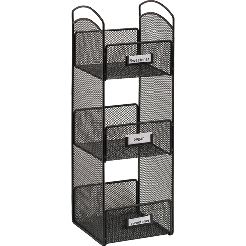 Onyx Tower Break Room Organizer TGS INDUSTRIEL
