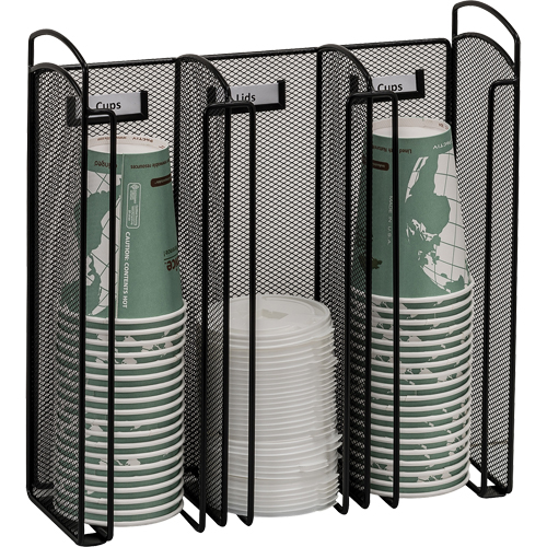 Organisateur Onyx pour verres et couvercles TGS INDUSTRIEL