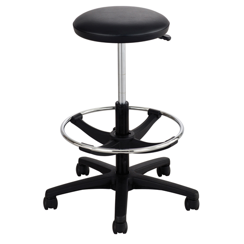 Extended-Height Stool, Drafting, Adjustable Height, 250 lbs. Capacity TGS INDUSTRIEL