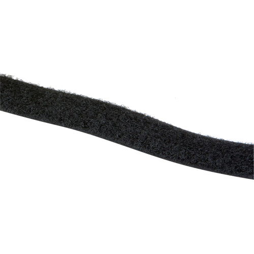 Ruban d'attaches, Boucle, 25 vg x 1", Cousu, Noir TGS INDUSTRIEL