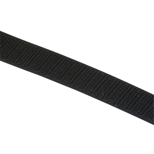 Ruban d'attaches, Crochet, 25 vg x 3/4", Cousu, Noir TGS INDUSTRIEL