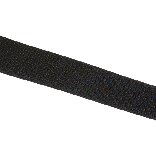 Ruban d'attaches, Crochet, 25 vg x 1", Cousu, Noir TGS INDUSTRIEL