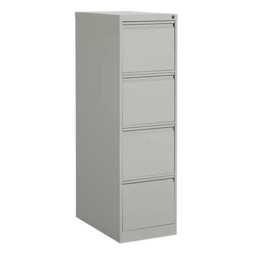 Classeur vertical, Acier, 4 tiroirs, 15-1/7" la x 25" p x 52" h, Gris TGS INDUSTRIEL