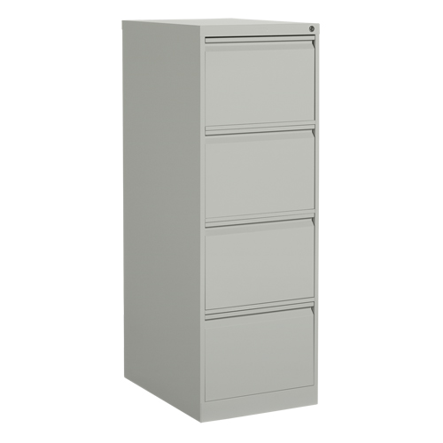 Classeur vertical, Acier, 4 tiroirs, 18-1/7" la x 25" p x 52" h, Gris TGS INDUSTRIEL