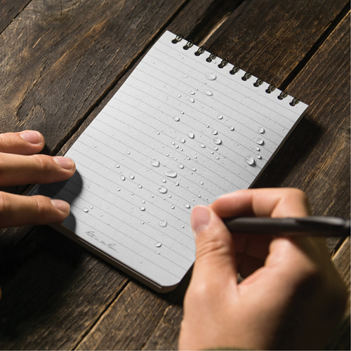 Carnet de notes de poche &agrave; spirale, Couverture souple, Havane, 100 Pages, 4" , 6"  TGS INDUSTRIEL
