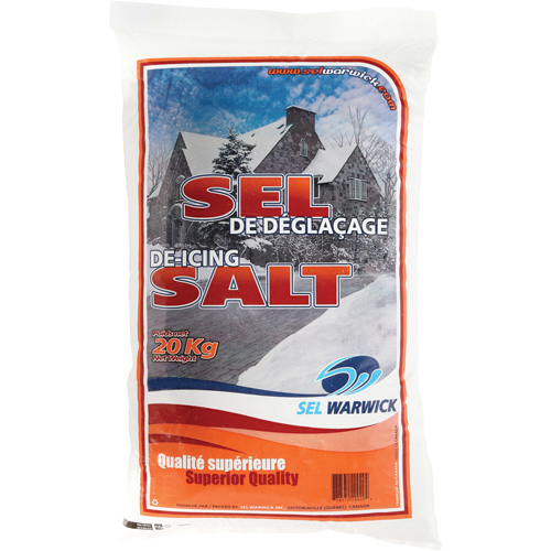Ice Melting Salt, 44.1 lbs. (20 kg), Bag, -10°C (14°F) TGS INDUSTRIEL