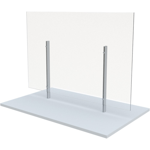 Vitre hygi&eacute;nique sur pied, 48" la x 36" h TGS INDUSTRIEL
