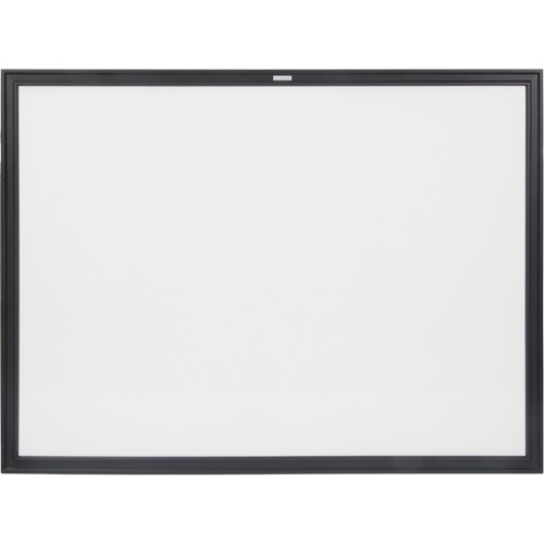 Black MDF Frame Whiteboard, Dry-Erase/Magnetic, 48" W x 36" H TGS INDUSTRIEL