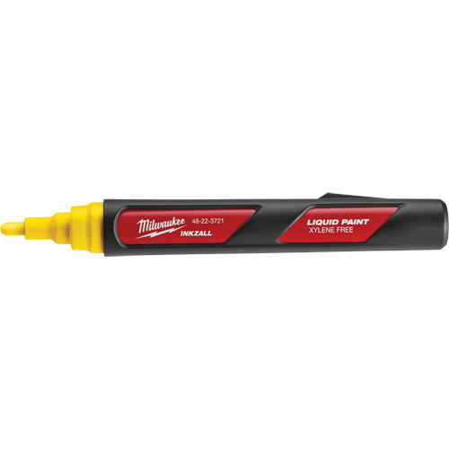 Inkzall Paint Marker, Liquid, Yellow TGS INDUSTRIEL